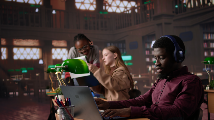 young-adult-listening-study-music-writing-ideas-bachelor-paper